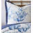Majorca White/Blue Cotton Piece Sham