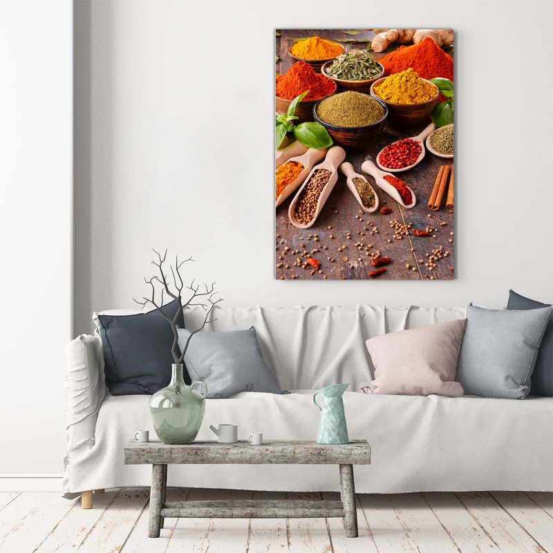 Spices - Wrapped Canvas Print