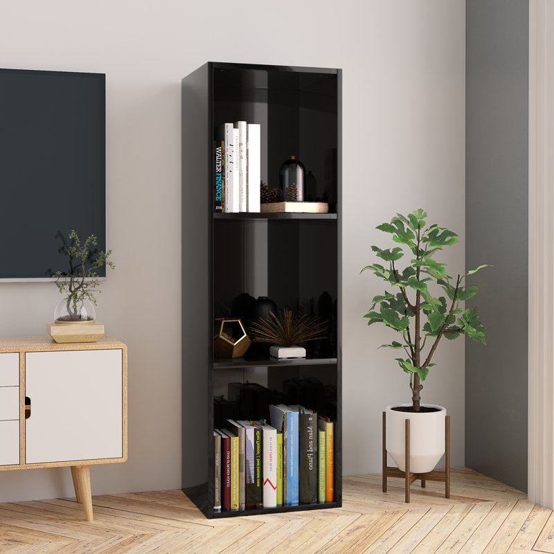 Abelia Bookcase, (3 Shelves) 114cmH x 36cmW x 30cmD, Artisan Oak