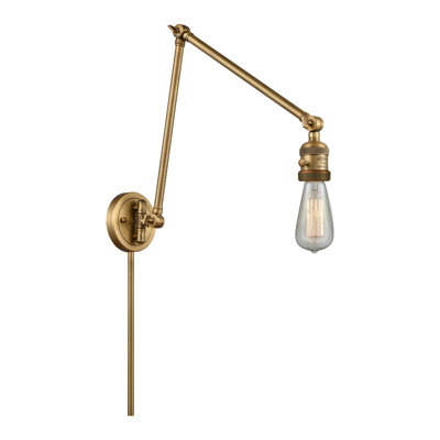 Lampe murale avec bras pivotant double 1 lumière Allaryce