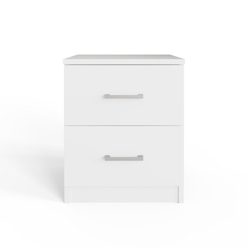 Bailey 35cm W Manufactured Wood Bedside Table