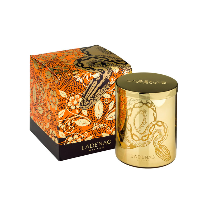 Candle In Jar Africa 350Gr, Gold