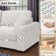 Canapé modulaire en forme de U 6 pièces de 168 po avec repose-pieds amovible-1632577006