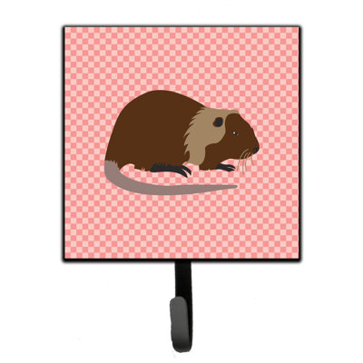 Organisateur de clés murales à rat coypu nutria river avec crochets clés Tukhayr
