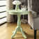 Krohn Transitional Round Pedestal End Table with 4 Legs