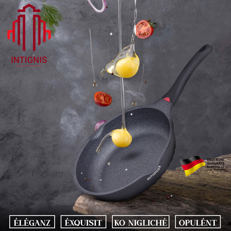 Aluminum Non-Stick Frying Pan, Matte Black