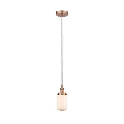 Luminaire suspendu cylindrique à 1 lumière Saroyan