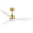 Loritta 52'' 3 - Blade Large Indooor Ceiling Fan With Light Kit and Remote, 3 LED Colors, 6 Speed Noiseless DC Motor, Timer-1564038051