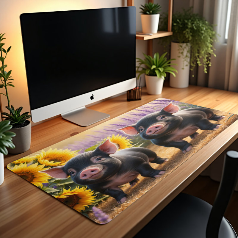 Polyester Desk Pad, 31.5x15.5