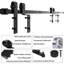 LAZ Single Bypass Double Door Barn Door Hardware Kit-50084414