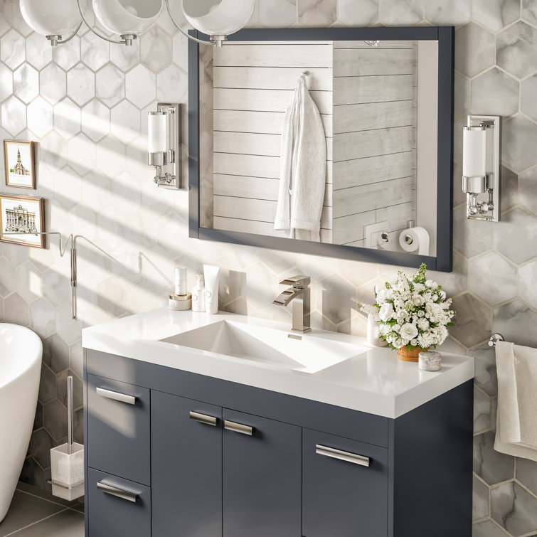 New Space 47 Inch Vanity Set with Medicine Cabinet