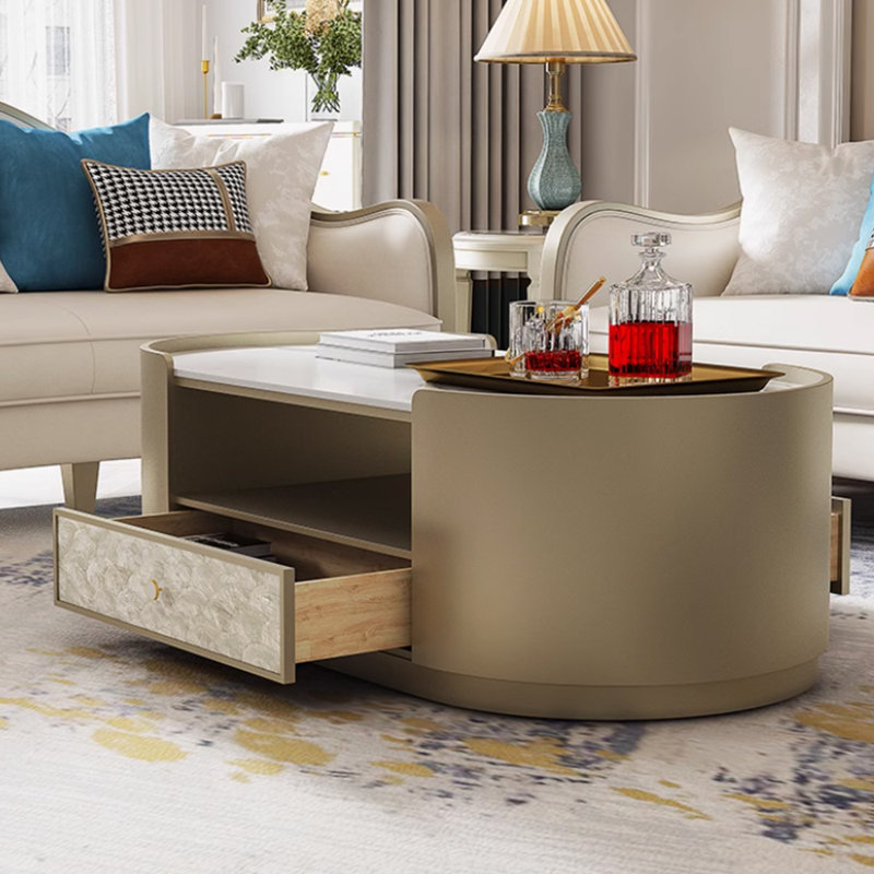 Table basse American Light Luxury Design Sense
