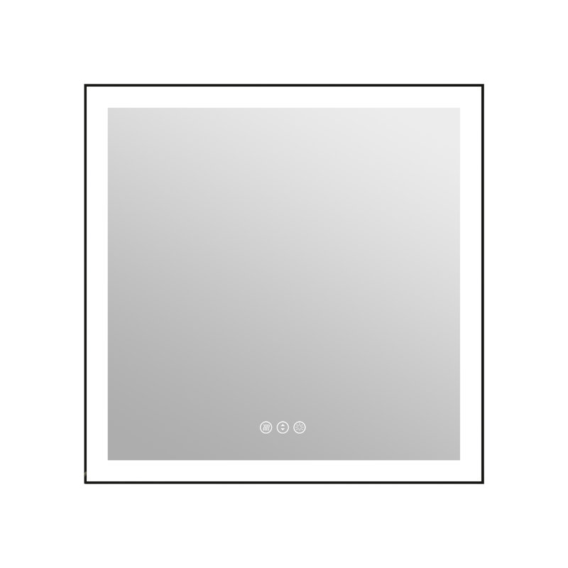 Miroir de salle de bain Dokes, 36 po x 36 po