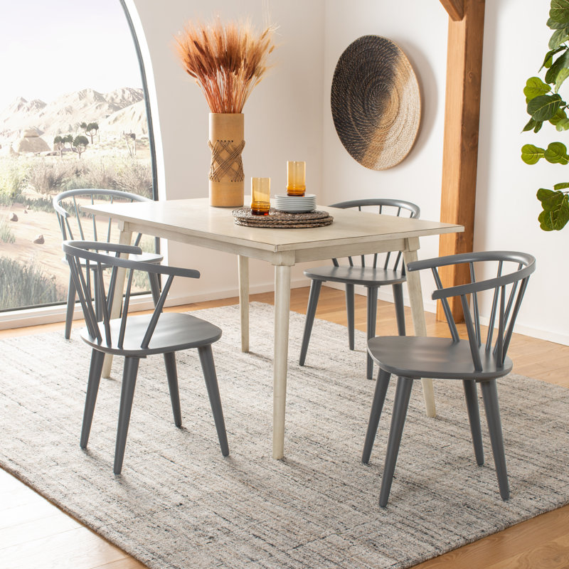 Chaise d'appoint Blanchard, 4 Chairs, Noir / Noir