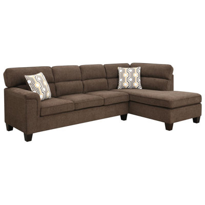 Upholstered L-Shaped Sectional Right Hand Facing