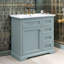 36" Bathroom Vanity Set with Ceramic Undermount Sink – Soft-Close Storage – 8" Faucet Compatible?-1925593184