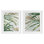 Impressions of Fronds, ensemble de 2 reproductions encadrées sous verre, par Alex Black