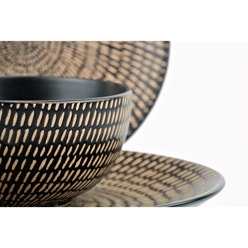 Waterside 24 Piece Dinnerware Set, Service for 8
