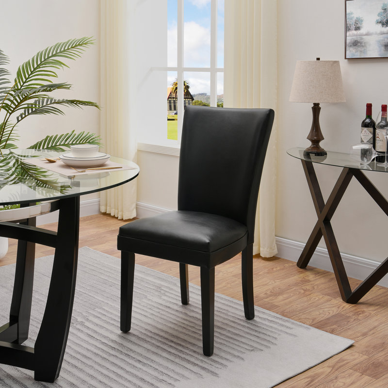 Ensemble de salle à manger 5 pièces Gursharon, H 30,94 po x L 48 po x l 48 po, Noir