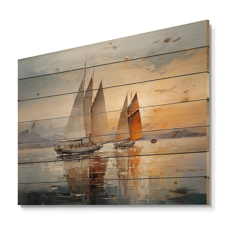 Towslee, minimalisme, voilier, rythmes, III, impression sur bois, H 10 po x l 20 po x P 0,78 po