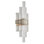 Viola 1 - Light LED Dimmable Modern Silver Leaf Flush Mount Sconce