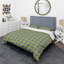 Rétro motif circulaire I - ensemble de housse de couette abstrait rétro - microfibre de polyester-40702597