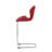  Charlotte 4Pc Bar Stool Red Set-820124414