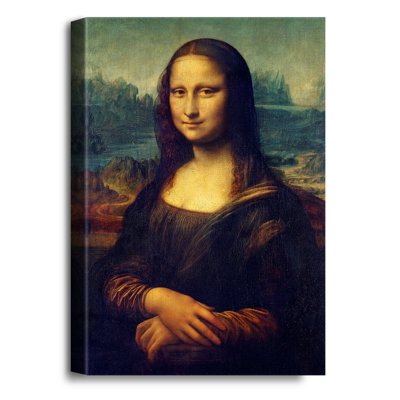 Mona lisa by Leonardo Da Vinci The World Classic Art Reproductions, Giclee Canvas Prints Wall Art for Home Decor