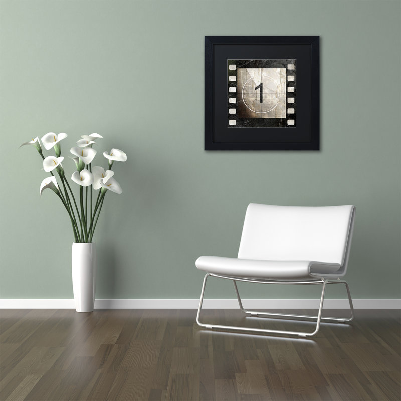 Jadaya «Vintage Countdown I», impression encadrée, Noir, H 16 po x l 16 po x P 0,5 po