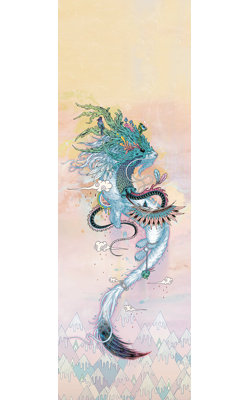 « voyageing rites (ermine) », impression sur toile tendue