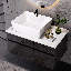 Petit meuble-lavabo flottant simple 31,5 pouces avec lavabo