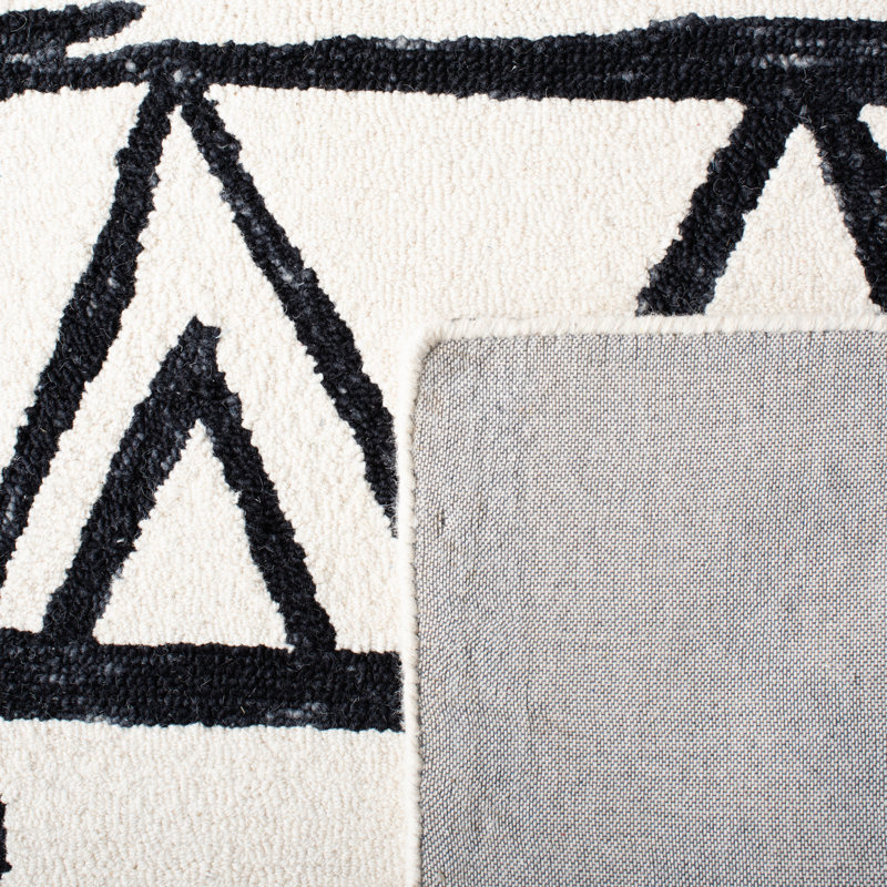 Gober Hand Tufted Wool And Cotton With Latex Southwestern Rug, Runner 2'3" x 9'