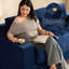 3 Seater Sofa with Cup Holders, Foam Upholstered Couch, No Assembly Required for Living Room-1885081716