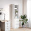 Highboard 37.5X35x180 Cm Engineered Wood-1424353852