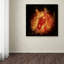 «Horse on Fire» par Kieninger, impression sur toile tendue-21178513