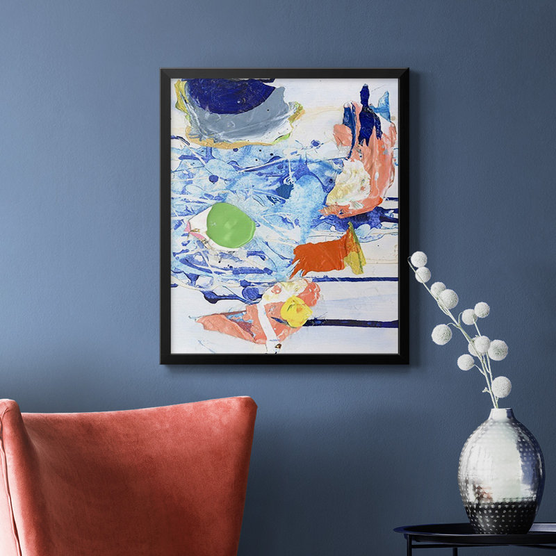 Toile encadrée de qualité supérieure Evidence IV - prête à être accrochée, H 24 po x l 20 po, Noir
