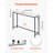 Modern Narrow Faux Marble Console Table With Built-In Power Outlet And USB Ports For Space-Saving Charging And Sturdy Support