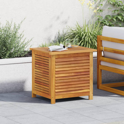 Alpen Home Walhill 60cm W 0L Water Resistant Solid Wood Deck Box in Brown