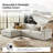 Cioffi Oversized L Shaped Modular Cloud Sectional Sofa with Removable Cushion Cover-432974613-432974615-432974614