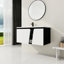 Meuble-lavabo flottant mural avec lavabo simple-1885353006