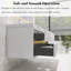 60" Modern Wall-Mounted Bathroom Vanity Set, With Double Integral Stone Resin Sinks-904334493-904334491