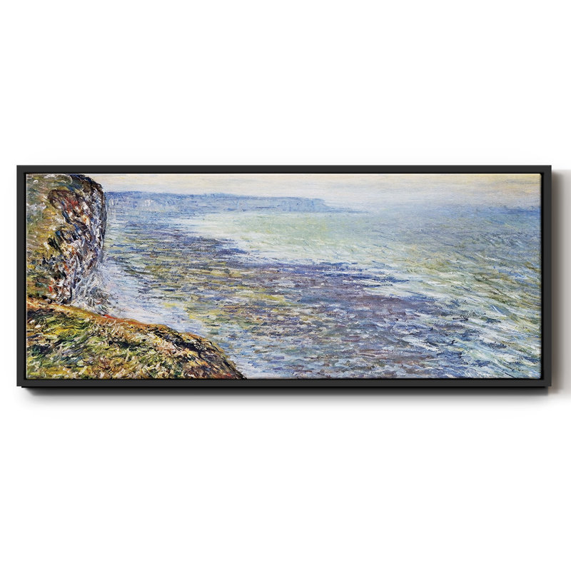 Paysage marin près de Fecamp, 1881 - Toile encadrée, H 20 po x l 50 po