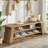 3-Tier Entryway Bench with Storage Shelf