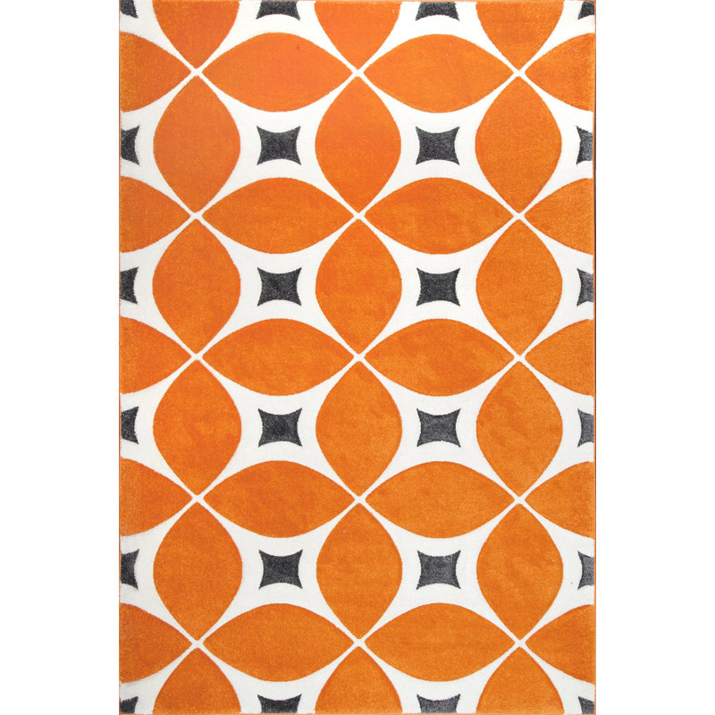 Eckert Geometric Hand Woven Area Rug, Rectangle 61 x 91cm