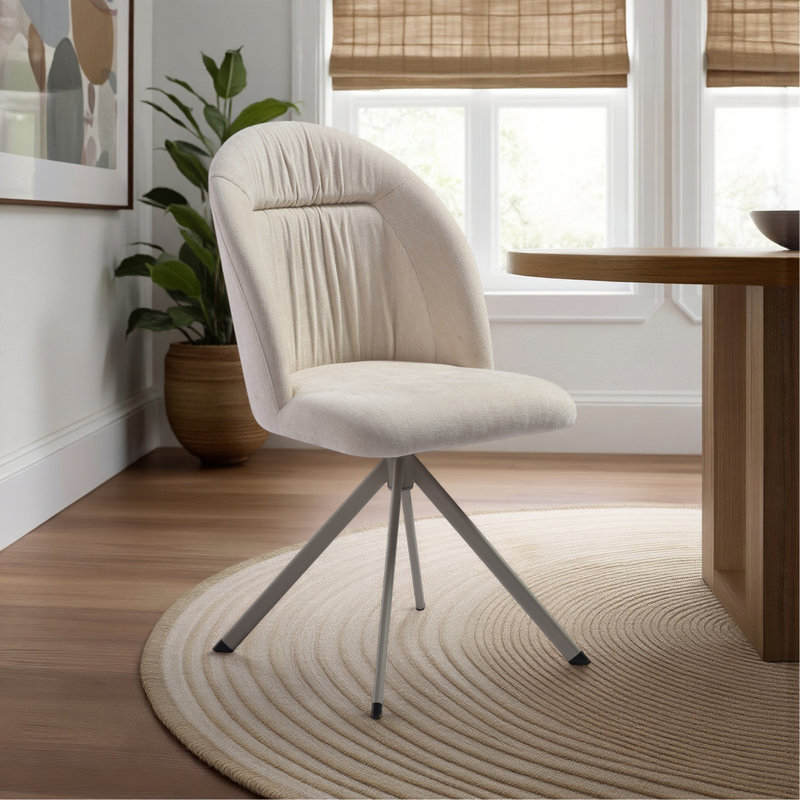 Chaise de salle à manger rembourrée Hallie