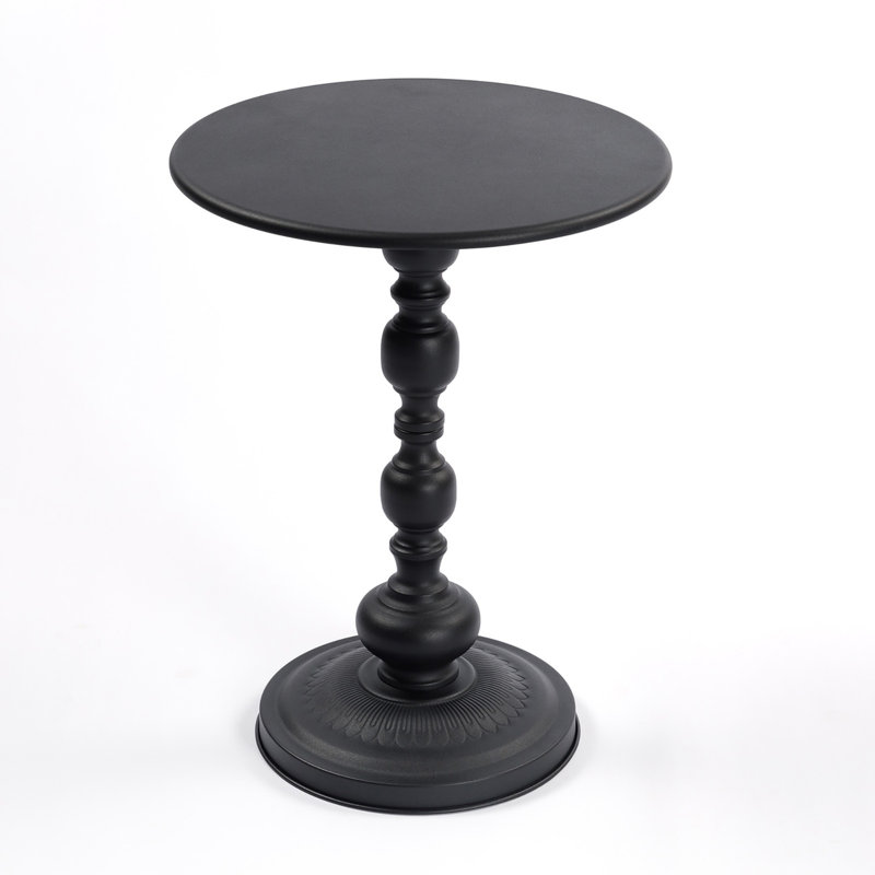 Minimalist Side Table for Living Room, Black