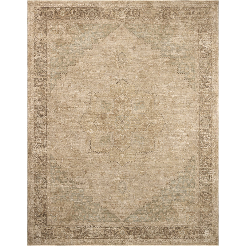 Tapis naturel / spa Magnolia Home par Joanna Gaines x Loloi Storrie, 9 pi 6 po x 13 pi 1 po