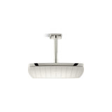 Foundations Air-Induction Soft Modern Square Rain Showerhead