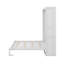 Grand lit escamotable avec tablettes-376669324
