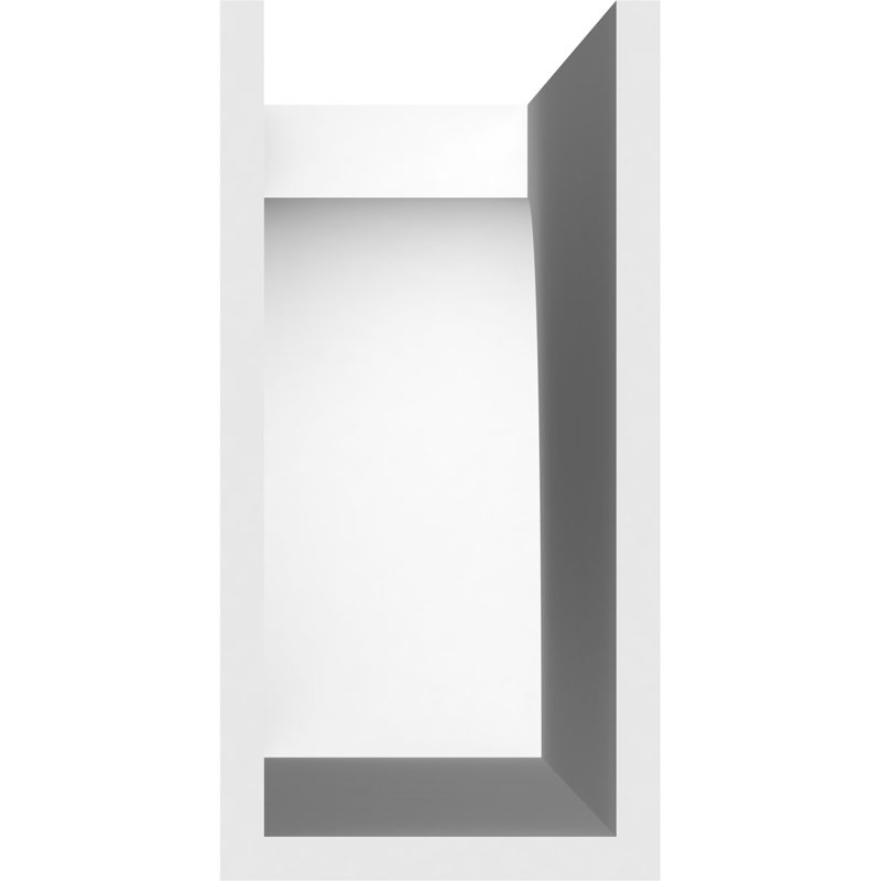 Queue de chevron standard en PVC de qualité architecturale Huntington, H 10 po x L 5 po x P 42 po